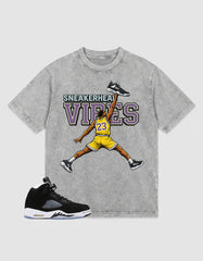 Oreo 5s Zadago Washed T-shirt Sneakerhead Vibes Graphic