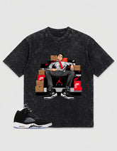 Cool Grey Oreo 5s Zadago Washed T-shirt Sole Boss Graphic