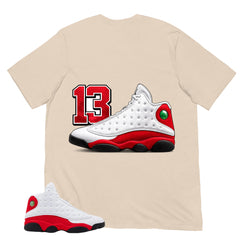 AJ 13 Sneaker Shirt - Match Air Jordan 13 'True Red' 2026