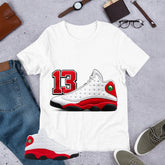 AJ 13 Sneaker Shirt - Match Air Jordan 13 'True Red' 2026