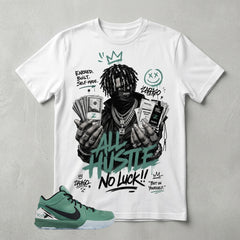 All Hustle No Luck Graphic Tee - Shirt To Match Kobe 4 Protro Girl Dad