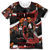All Over Print Shirt to Match Bred 11s - Bad Boys Shirt