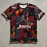 All Over Print Shirt to Match Bred 11s - Jordan 23 Shirt