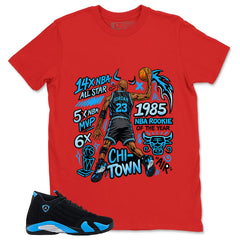 All Star MJ 23 Shirt - Match Air Jordan 14 Black University Blue 2026