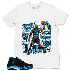 All Star MJ 23 Shirt - Match Air Jordan 14 Black University Blue 2026