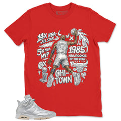 All Star MVP 23 MJ Shirt - Match Air Jordan 6 x Paris Saint-Germain Metallic Silver