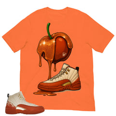 Apple Dripping Shirt - Match Eastside Golf x Air Jordan 12 'Out the Mud'