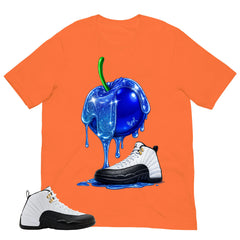 Apple Dripping Shirt - Match Air Jordan 12 'Taxi'