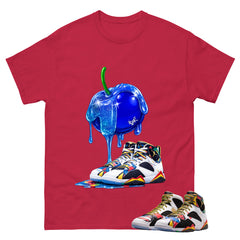 Apple Dripping Graphic Tee, Shirt to Match Air Jordan 7 Miro, Air Jordan 7 Miro Unisex Shirt