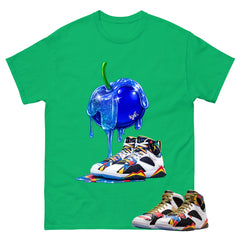 Apple Dripping Graphic Tee, Shirt to Match Air Jordan 7 Miro, Air Jordan 7 Miro Unisex Shirt
