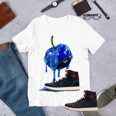 Apple Dripping Sneaker Shirt - Match Air Jordan 1 Flight Club