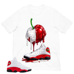 Apple Dripping Shirt - Match Air Jordan 13 'True Red' 2026