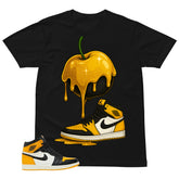 Apple Dripping Sneaker Shirt - Match Air Jordan 1 Yellow Toe