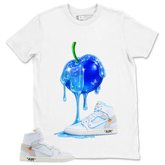 Apple Dripping Sneaker Shirt - Match Virgil Abloh x Air Jordan 1 Alaska
