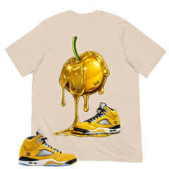 Graphic Tee to Matching T23 Tokyo 5s Apple Dripping Sneaker Shirt