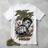 Army Olive 5s Zadago Shirt Built Through Impact Graphic