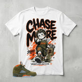 Army Olive 5s Zadago Shirt Chase More Graphic