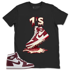 Artisanal Red 1s Zadago Shirt 1's Dripping Graphic