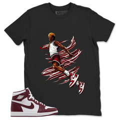 Artisanal Red 1s Zadago Shirt Air Ball Graphic