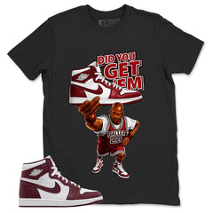 Artisanal Red 1s Zadago Shirt Did You Get Em Graphic