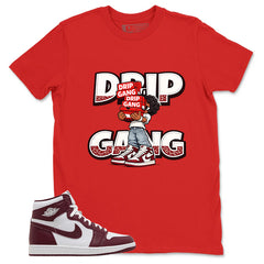 Artisanal Red 1s Zadago Shirt Drip Gang Graphic