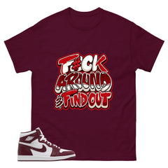 Artisanal Red 1s Zadago Shirt Fck Around Find Out Graphic