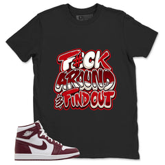 Artisanal Red 1s Zadago Shirt Fck Around Find Out Graphic