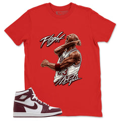 Artisanal Red 1s Zadago Shirt Flight Victory MJ Graphic
