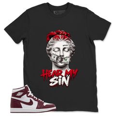 Artisanal Red 1s Zadago Shirt Hold My Sin Graphic