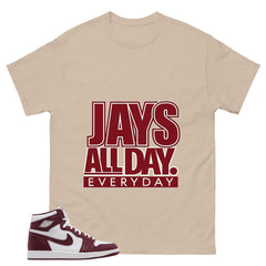 Artisanal Red 1s Zadago Shirt Jays All Day Everyday Graphic