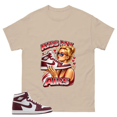 Artisanal Red 1s Zadago Shirt Kiss My Airs Graphic