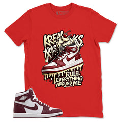 Artisanal Red 1s Zadago Shirt Kream Kicks Graphic
