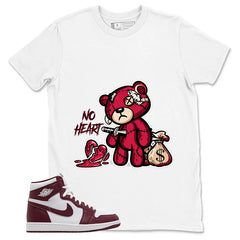Artisanal Red 1s Zadago Shirt No Heart Graphic