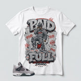 Atmosphere Grey 4s Zadago Shirt Paid In Full Graphic