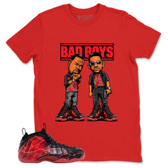 Bad Boys Graphic Tee, Shirt to Match Air Foamposite Stranger Things, Air Foamposite Unisex Blue Shirt