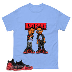 Bad Boys Graphic Tee, Shirt to Match Air Foamposite Stranger Things, Air Foamposite Unisex Blue Shirt