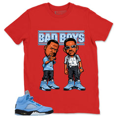 Graphic Tee Bad Boys Shirt - Matching Air Jordan 5 Retro SE UNC