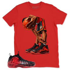 Ball Time Graphic Tee, Shirt to Match Air Foamposite Stranger Things, Air Foamposite Unisex Blue Shirt