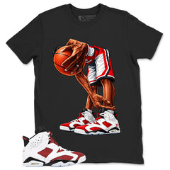 Ball Time Shirt - Match White Air Jordan 6 Carmine