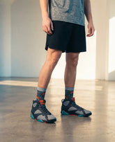 Barcelona Days Sneaker Match Socks ā Air Jordan 7 Retro Inspired Mid-Calf Crew Socks