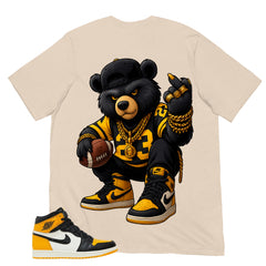 Bear 23 Shirt - Match Air Jordan 1 Yellow Toe