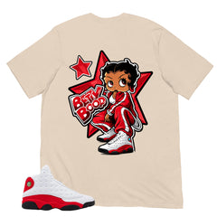 Betty Boop Shirt - Match Air Jordan 13 'True Red' 2026