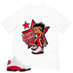 Betty Boop Shirt - Match Air Jordan 13 'True Red' 2026