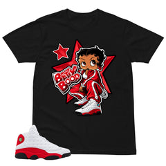 Betty Boop Shirt - Match Air Jordan 13 'True Red' 2026