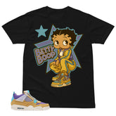 Betty Boop Shirt - Match Union LA x Air Jordan 4 Desert Moss