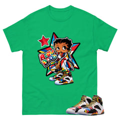 Betty Boop Star Graphic Tee, Shirt to Match Air Jordan 7 Miro, Air Jordan 7 Miro Unisex Shirt