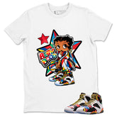 Betty Boop Star Graphic Tee, Shirt to Match Air Jordan 7 Miro, Air Jordan 7 Miro Unisex Shirt