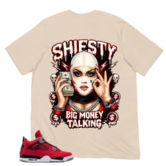 Big Money Talking Shirt - Match Air Jordan 4 Toro Bravo