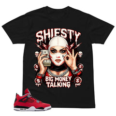 Big Money Talking Shirt - Match Air Jordan 4 Toro Bravo