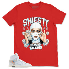 Big Money Talking Shirt - Match Virgil Abloh x Air Jordan 1 Alaska